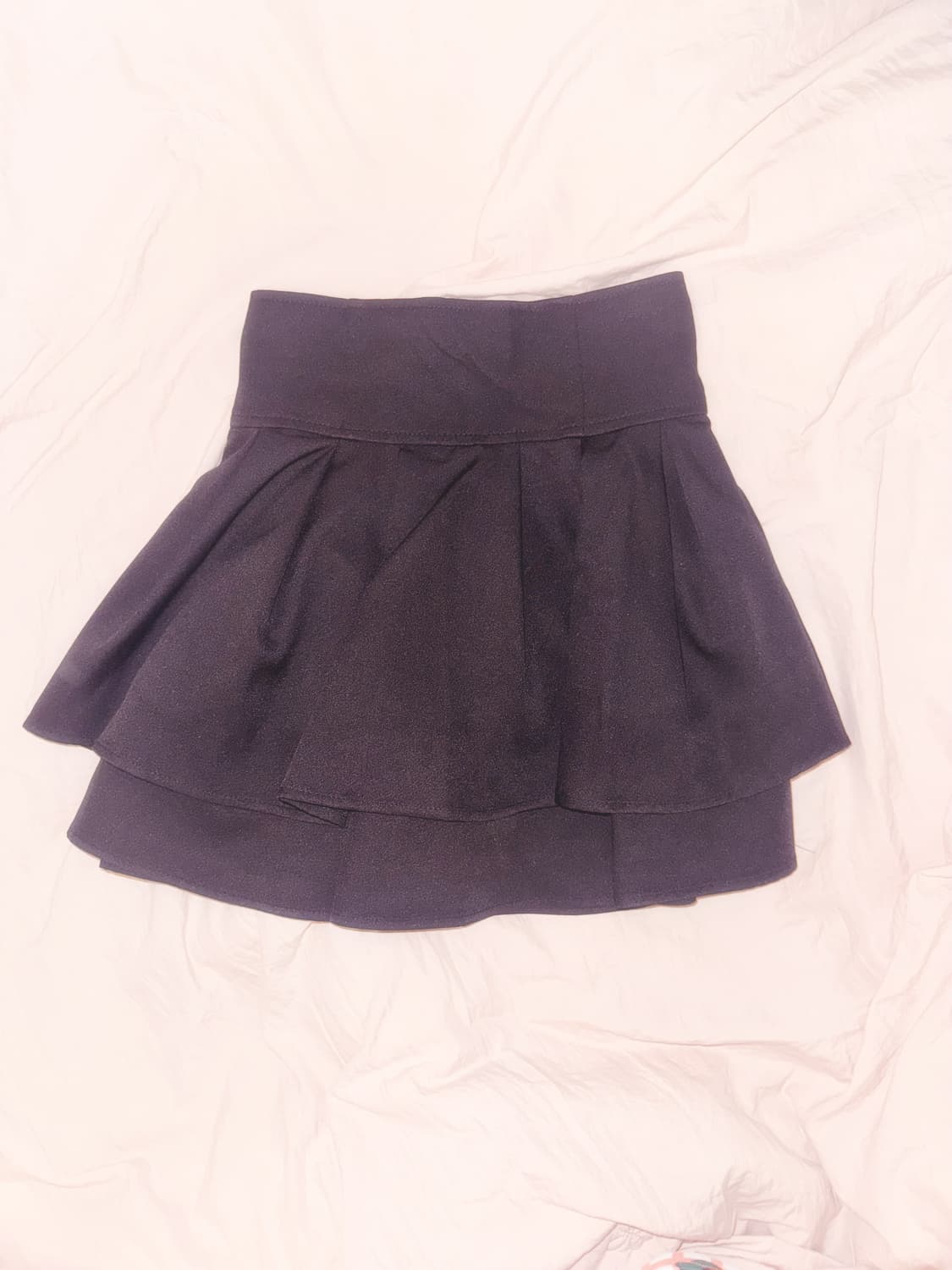 새상품 grl  그레일 미셸마카롱깔 스커트 블랙 S 일녀 일브 빈티지 상품이미지2