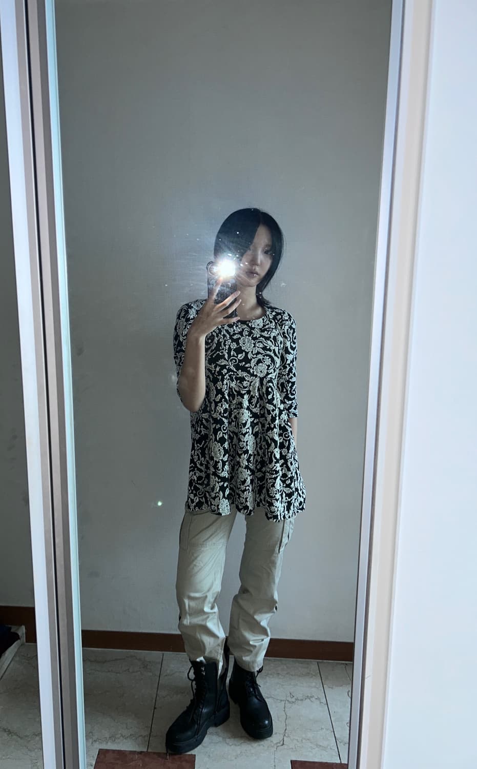 Art Nouveau Pattern Mini Dress 상품이미지4