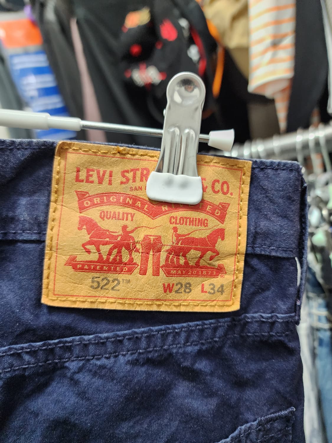 리바이스 522 화이트탭 면바지 상품이미지3