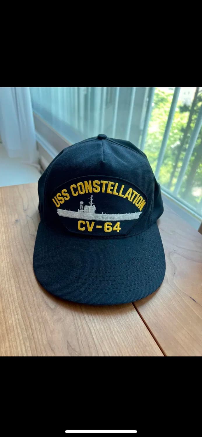 [USA vintage] 90s EAGLE CREST 미해군전함 캡 상품이미지2