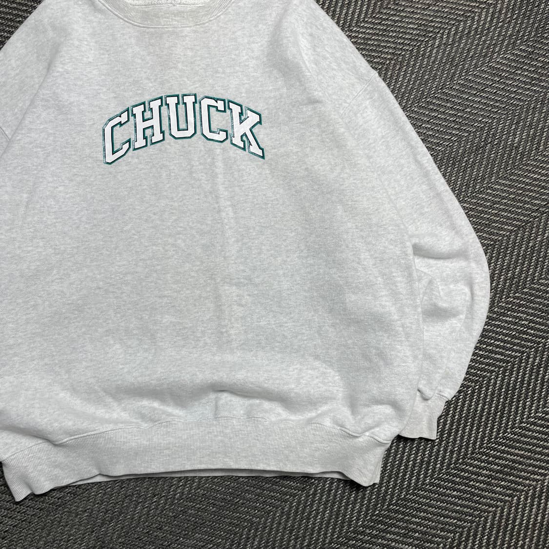 Chuck 아치로고 스웻 맨투맨 그레이o 5098 상품이미지2