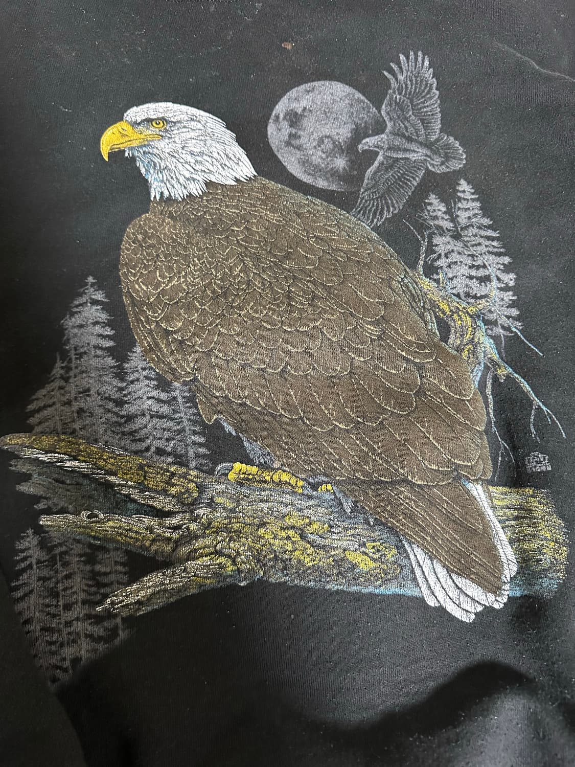 툴텍스 독수리 프린팅 맨투맨 50/50 상품이미지2