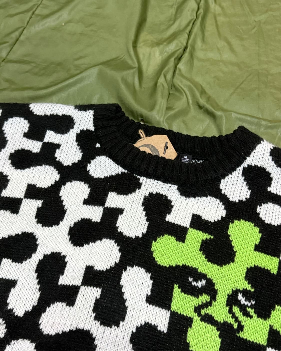 오베이 퍼즐 스웨터 M 상품이미지2