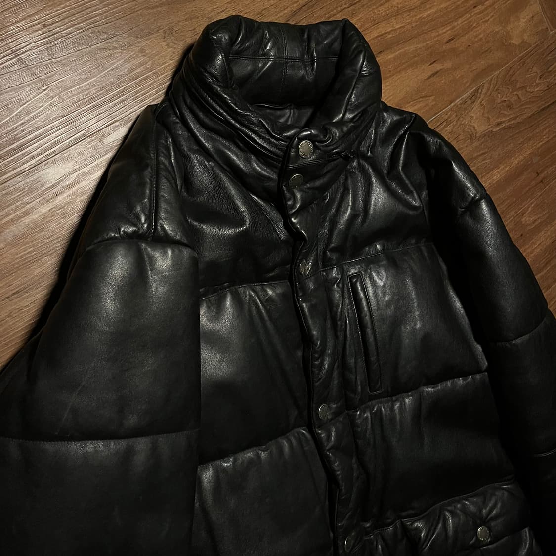 AIGNER LAMB LEATHER PADDED COAT 상품이미지2