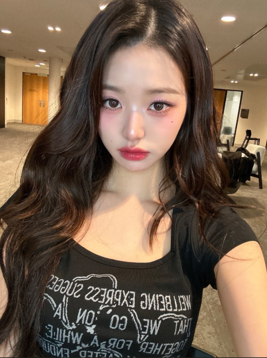 웰빙익스프레스 Mesh Point Half Sleeve Black 상품이미지5