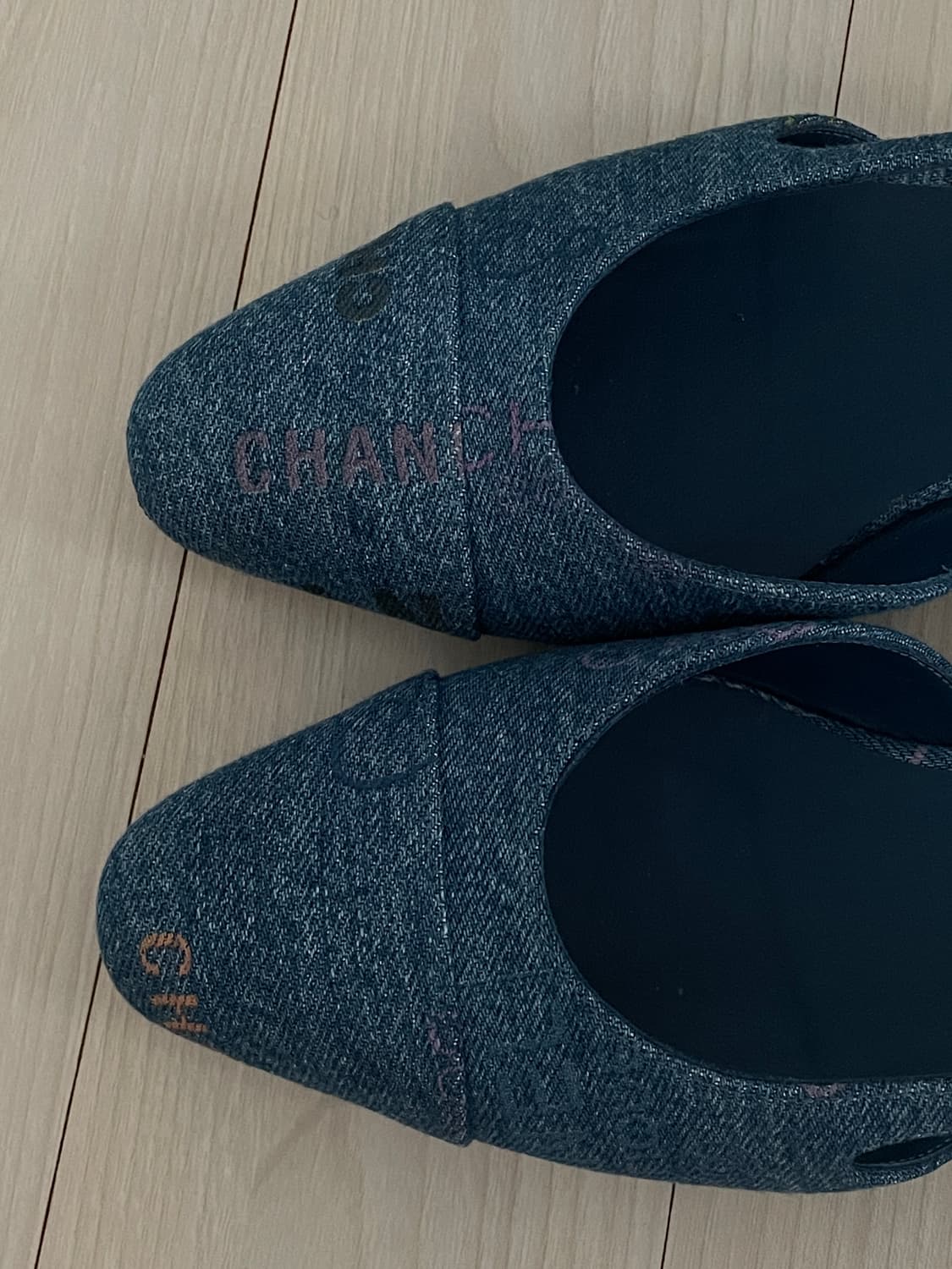 샤넬 데님 슬링백 플랫 36사이즈 상품이미지4