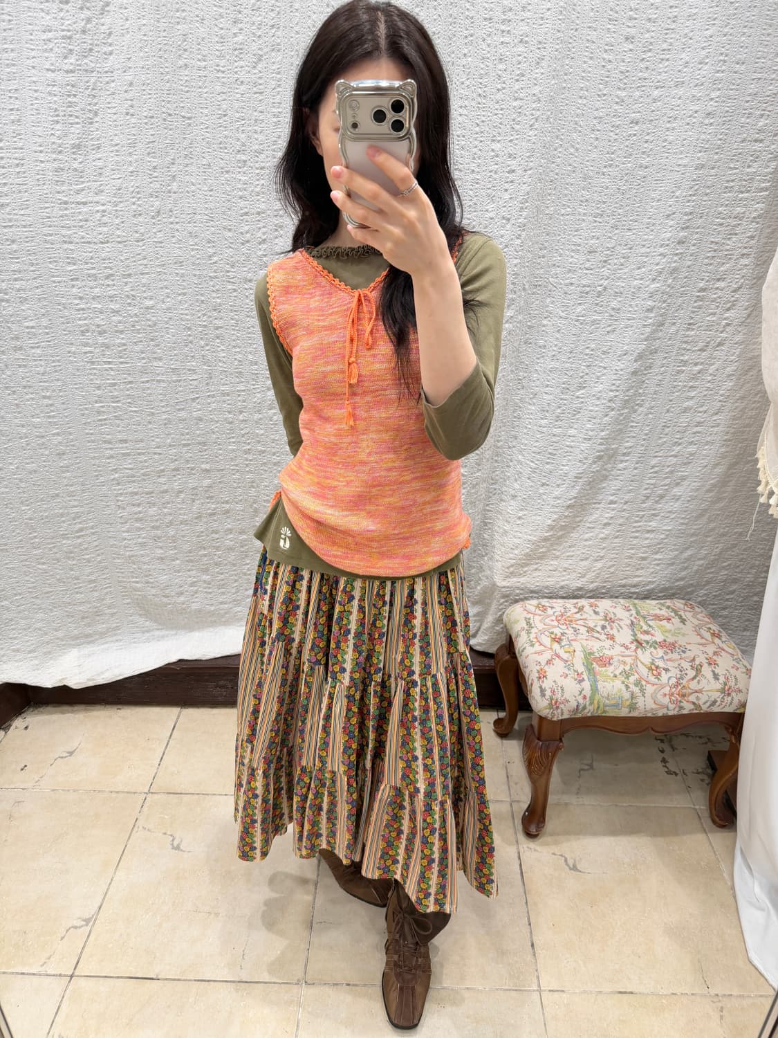 wildflower melody skirt 상품이미지3