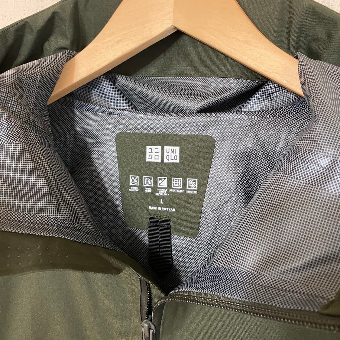 (L)유니클로 블록테크 파카 상품이미지4