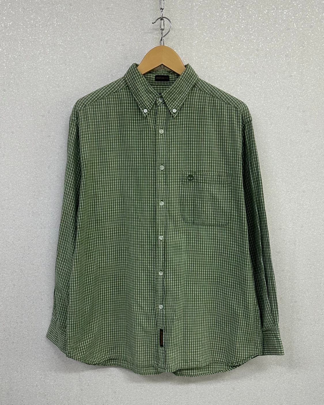 (L오버)팀버랜드 체크 셔츠-M2067 상품이미지1