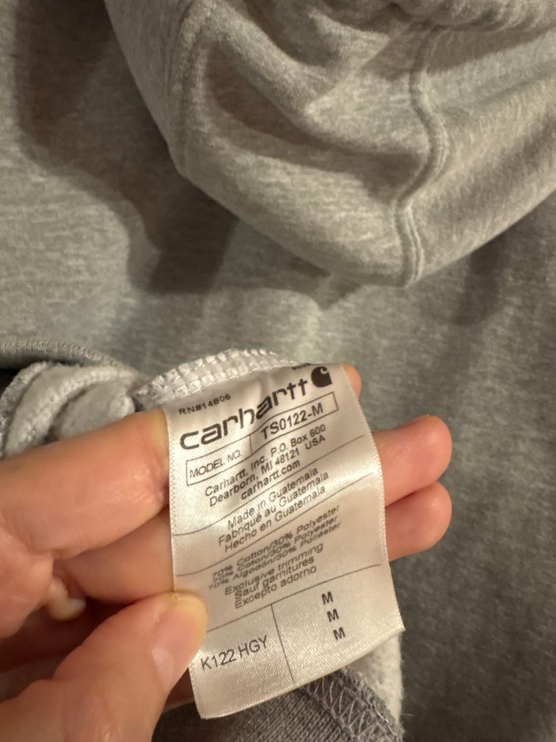 칼하트 후드집업 상품이미지5