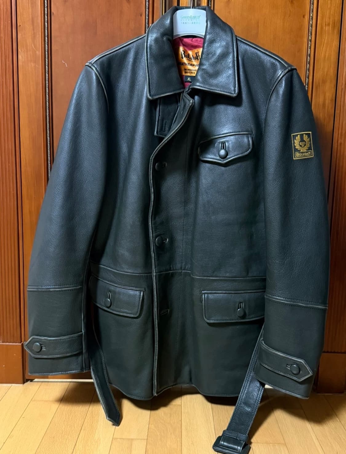 벨스타프 가죽 자켓 XL 사이즈 상품이미지1