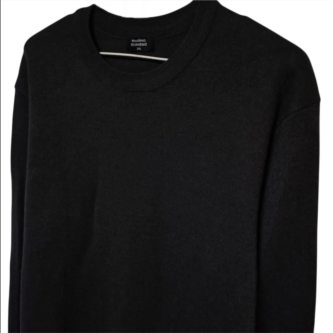 무신사 니트티셔츠 100-105 회새그레이 상품이미지3