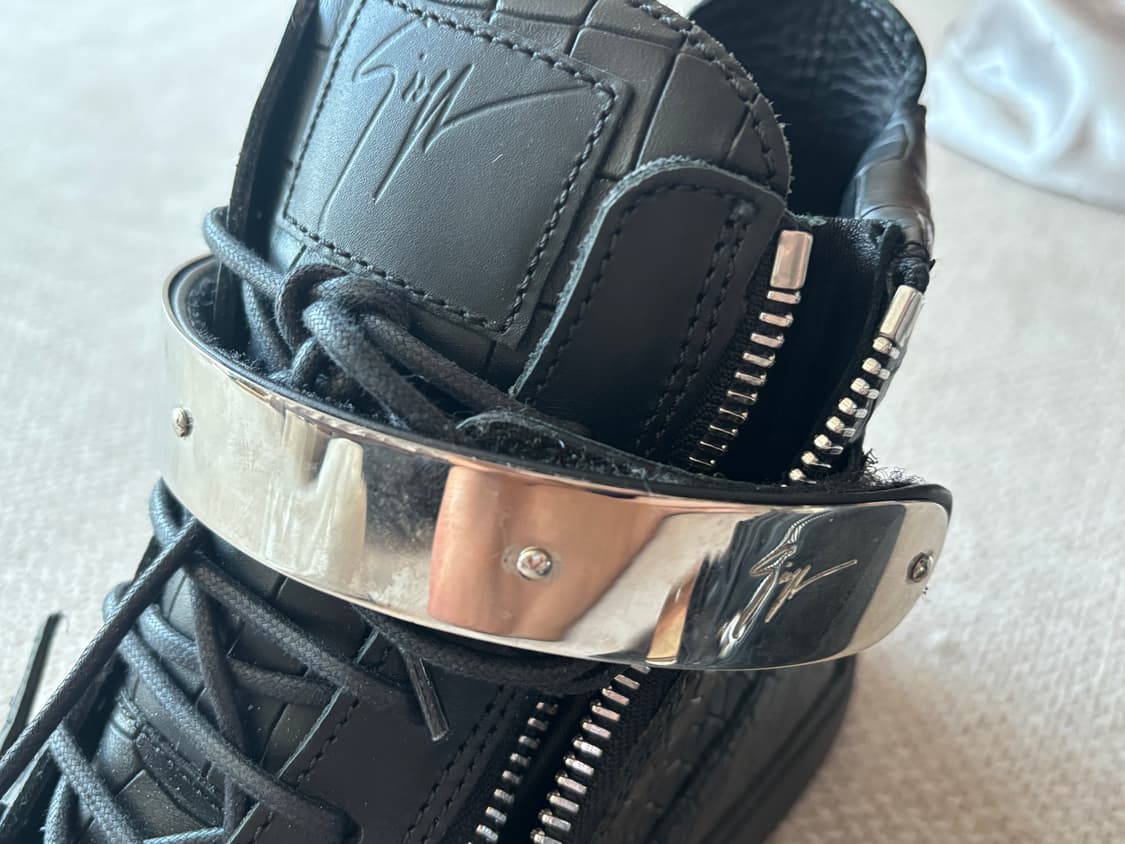 쥬세페자노티 하이탑 스니커즈 크로커다일 43 상품이미지6