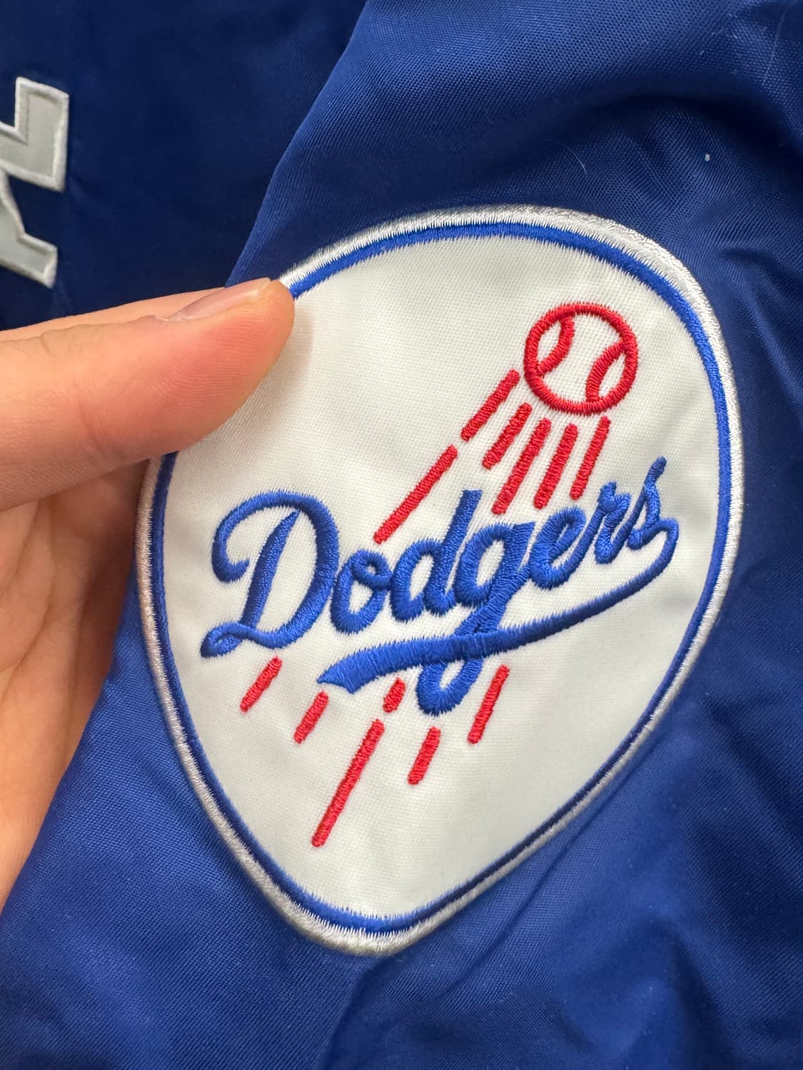 뉴에라 LA 다저스 블루 스타디움 자켓 M 상품이미지3