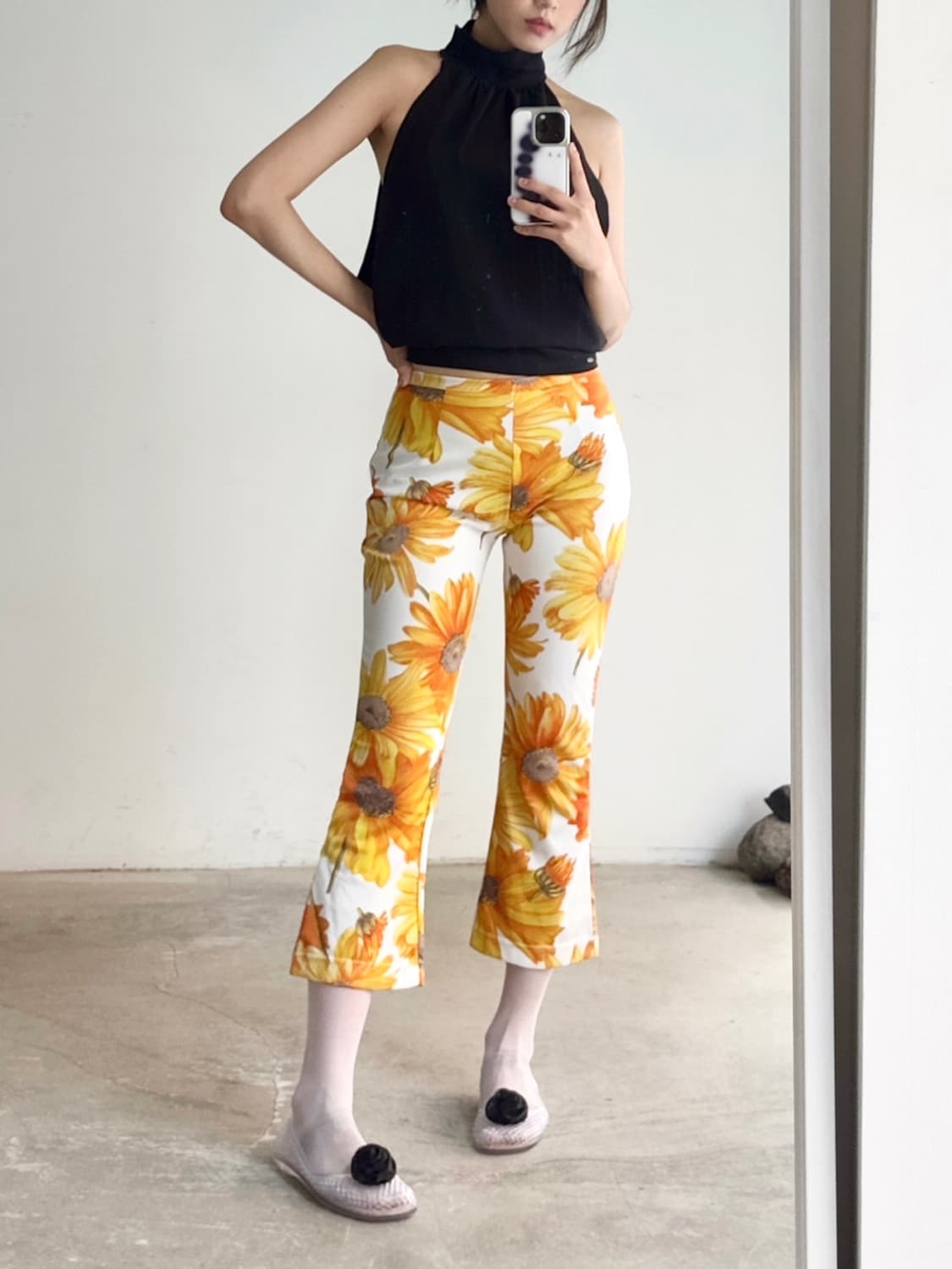 Sunflower tencel capri pants 상품이미지2