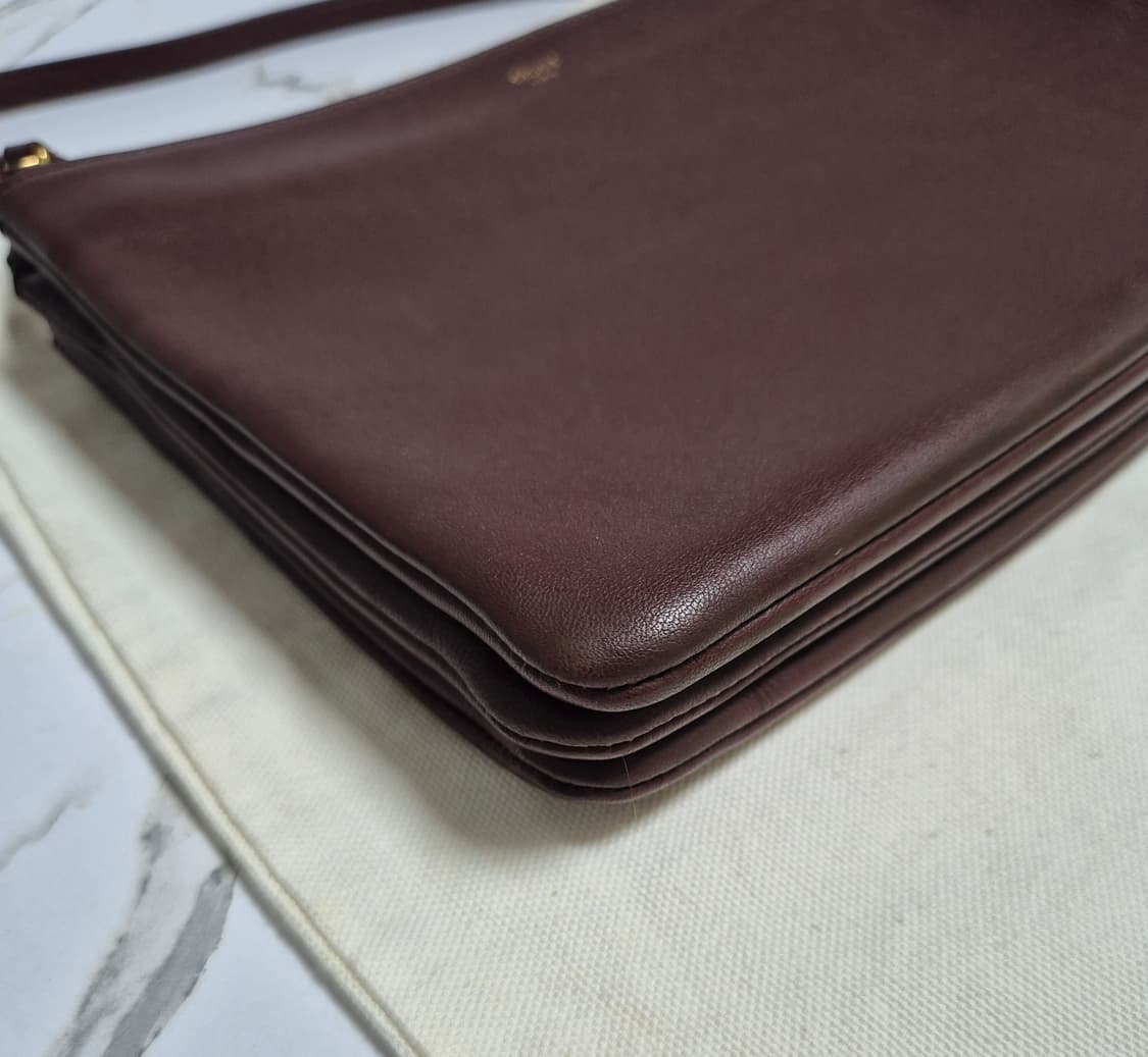 (정품) 셀린느 트리오백 스몰 버건디 크로스백 상품이미지2