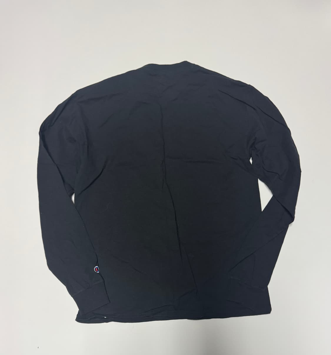 챔피온 트레이닝 긴팔 티셔츠 M 블랙 롱슬리브 상품이미지2