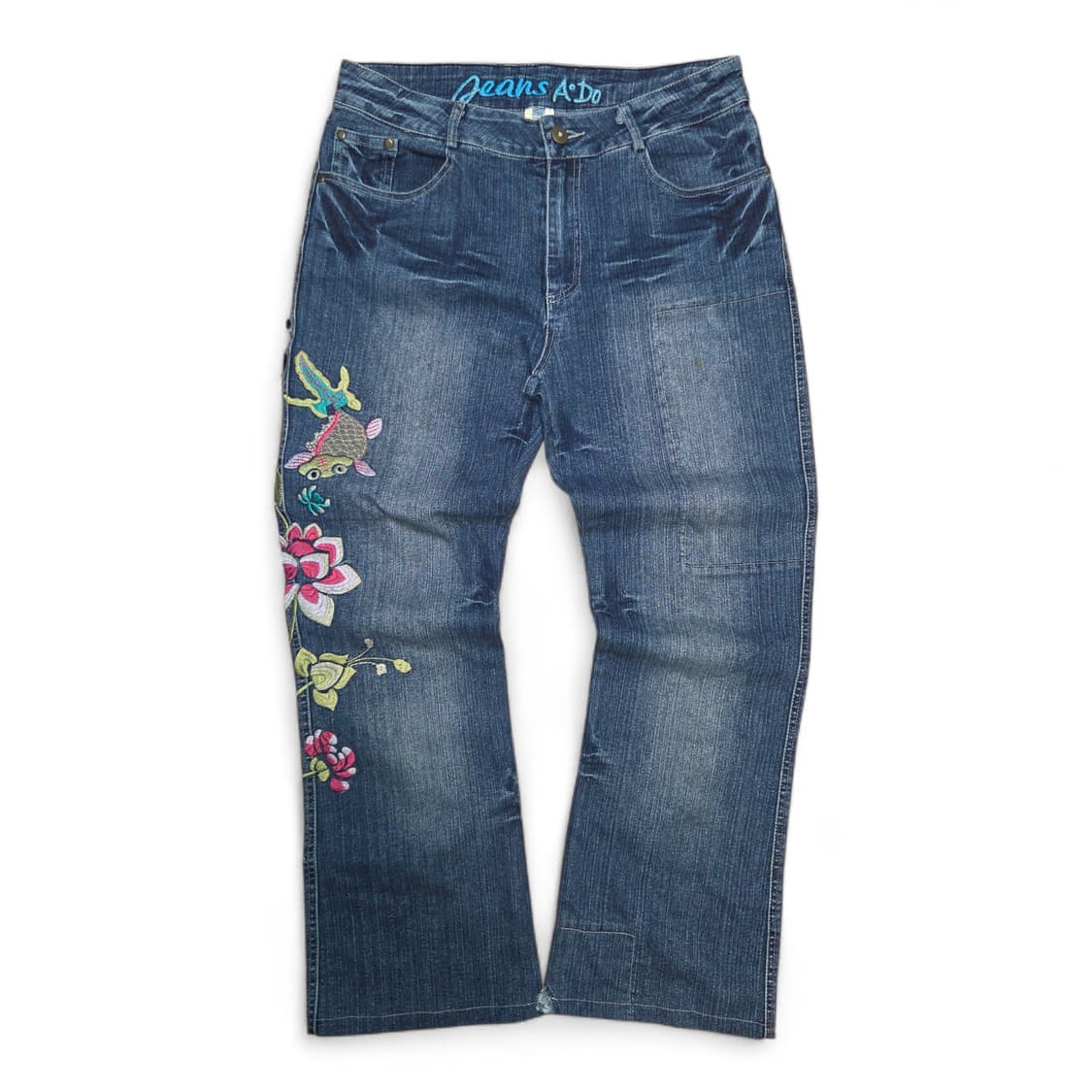 VTG Y2K 오리엔탈 부츠컷 데님 팬츠 (30in) 상품이미지2