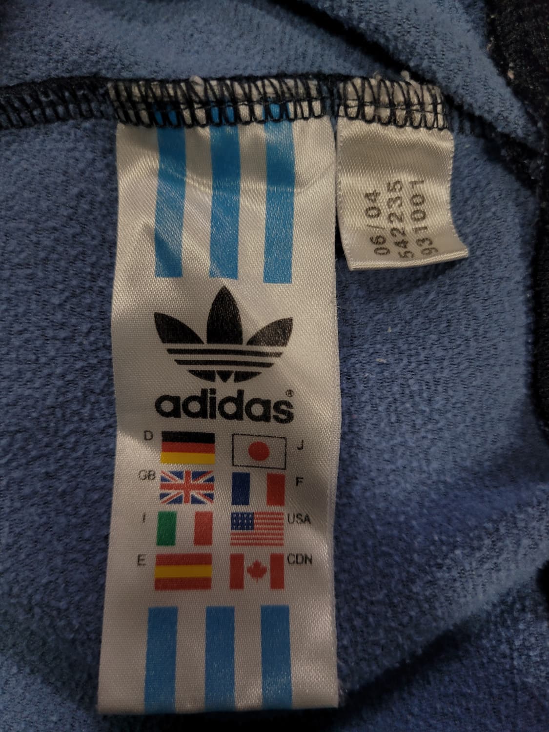 아디다스 불꽃 파이어버드 90s 베켄바우어 트랙탑 희귀 대대장 져지  상품이미지7