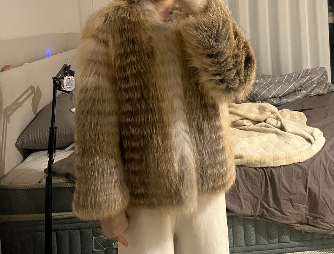 사가폭스 골드로얄 특수종 퍼자켓 sagafox 천연퍼 상품이미지6