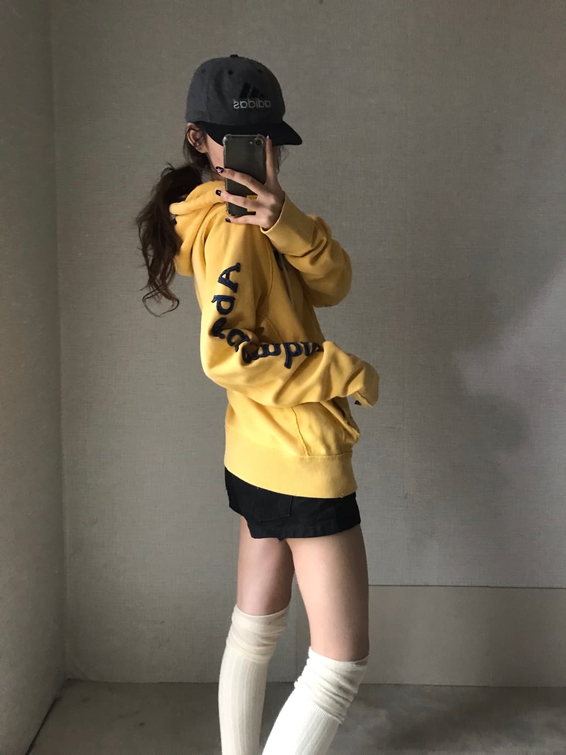 아베크롬비 연노랑 후드집업 상품이미지2