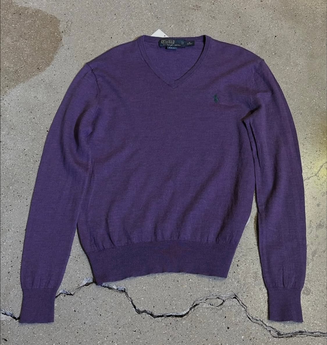 Polo Ralph Lauren 폴로 브이넥 니트 퍼플  상품이미지2