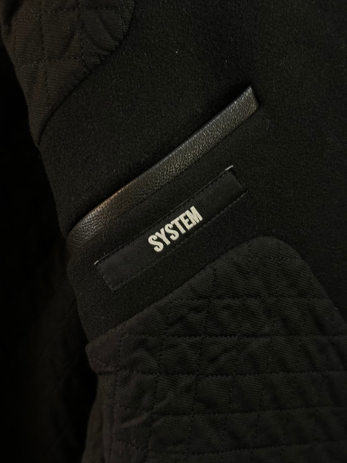 시스템옴므 염소가죽 바시티 자켓 처분  상품이미지5