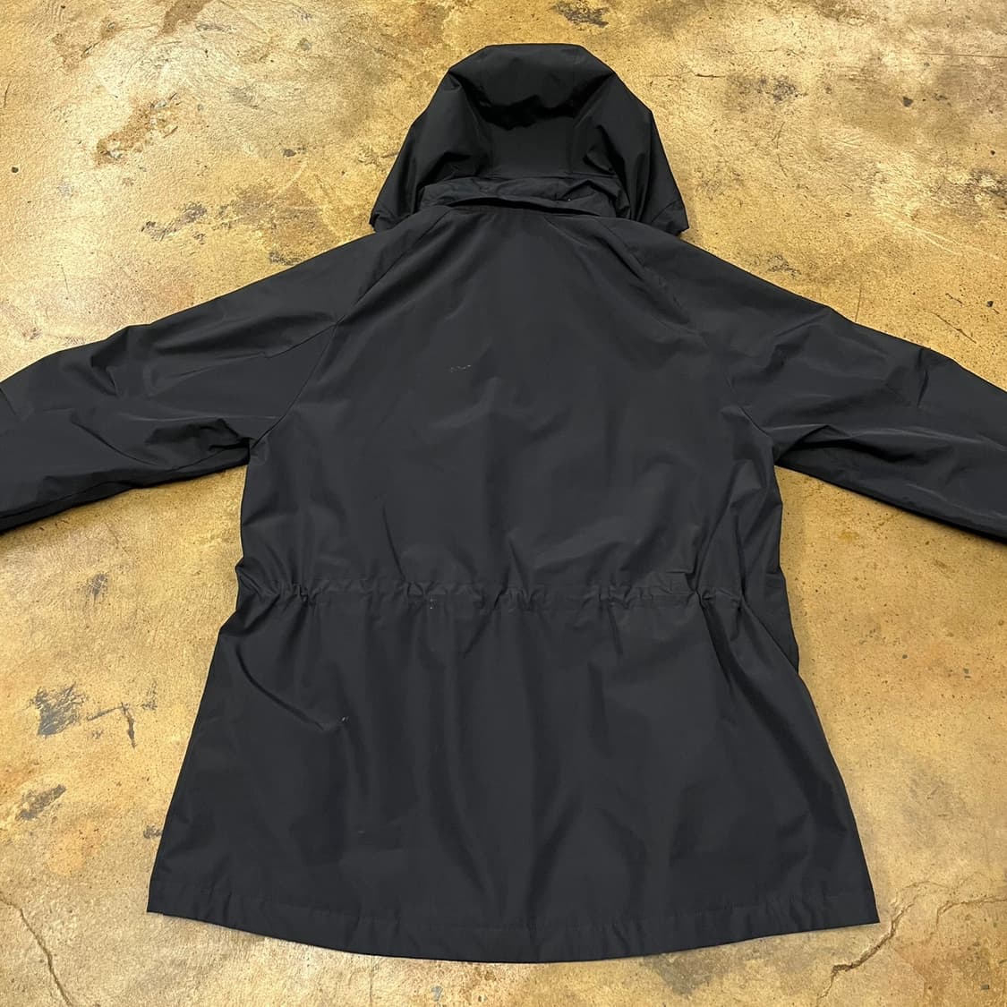 [정품/100] 몽벨 블랙 후드 바람막이 자켓 b16 상품이미지4