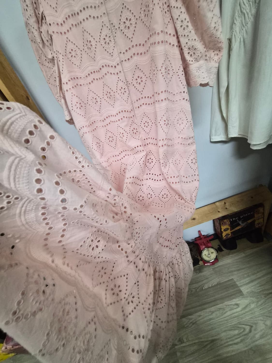 자라  아일렛 펀칭 롱 원피스 상품이미지7