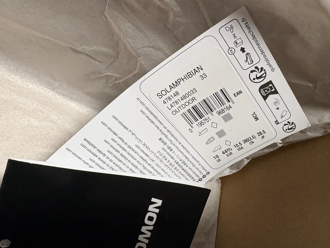 살로몬 신발 운동화 솔앰피비안 285 상품이미지6