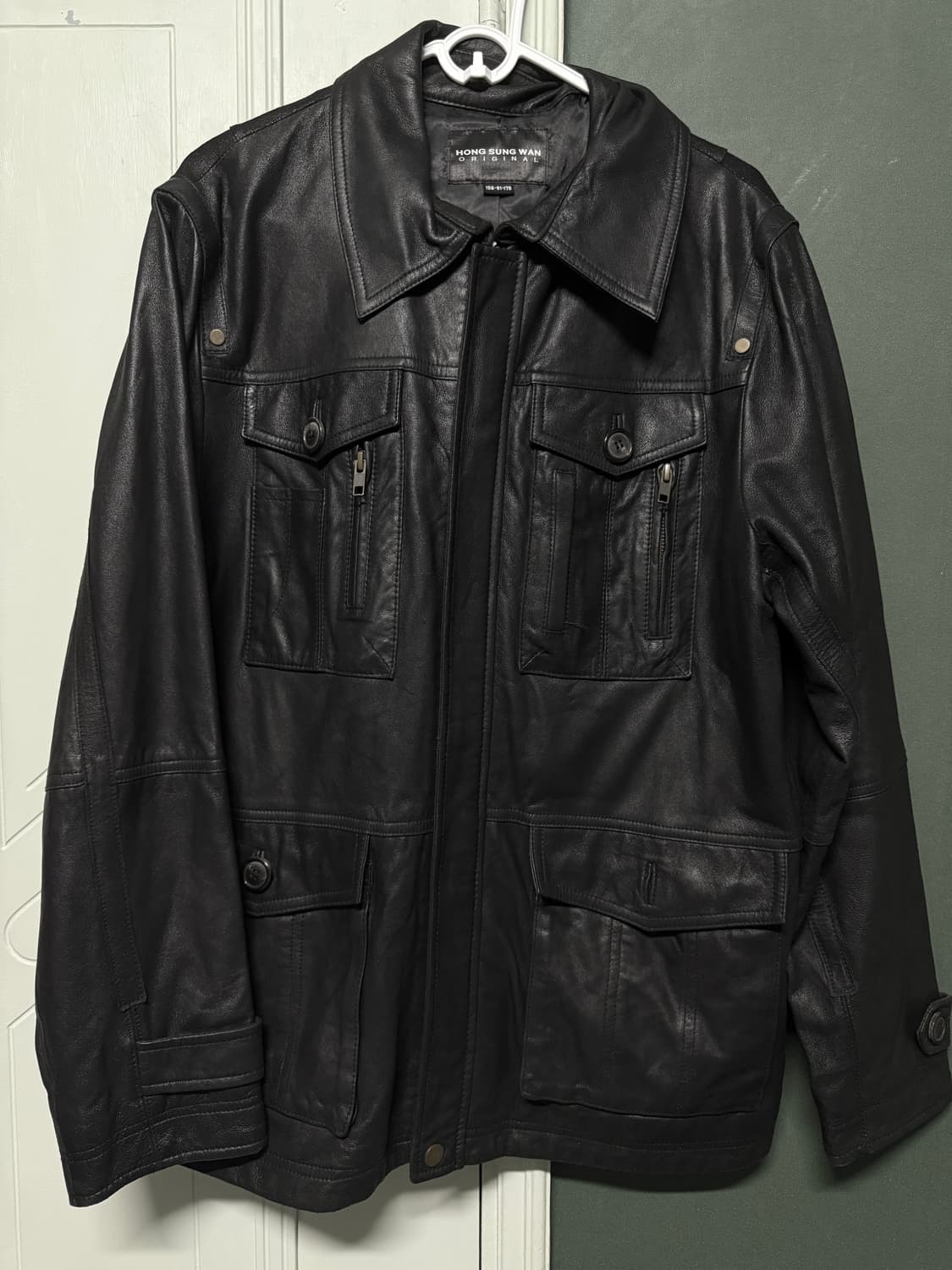 아야즈 ayadz 빈티지 리얼레더 자켓 양가죽 자켓 큐빈 오공이 파우닝 상품이미지1