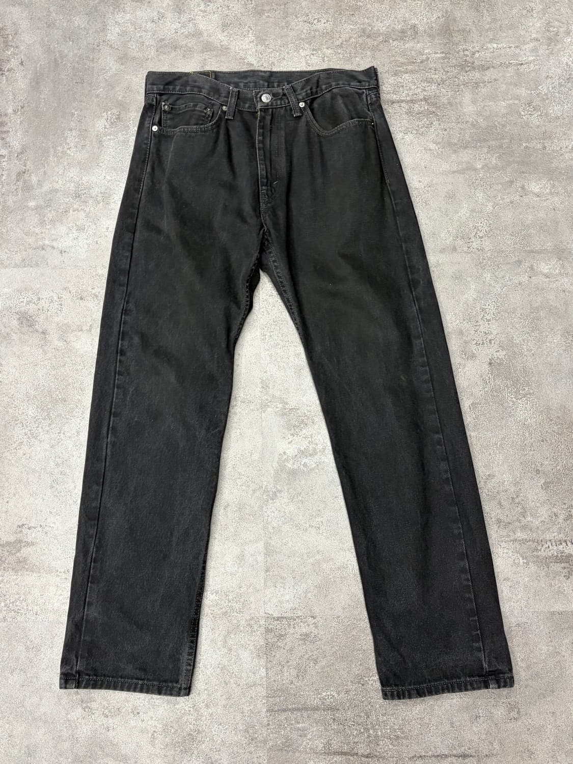 Levis 리바이스 505 흑청 데님 팬츠 상품이미지1