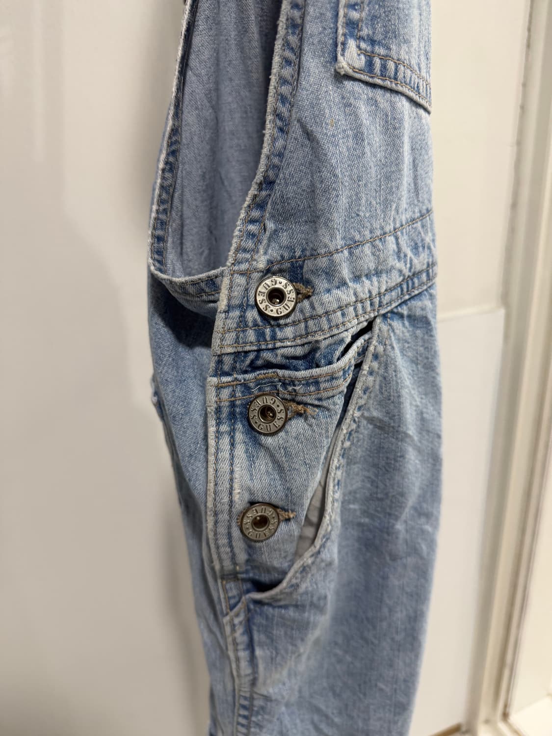 게스 점프슈트 청바지 멜빵바지 usa guess 상품이미지7