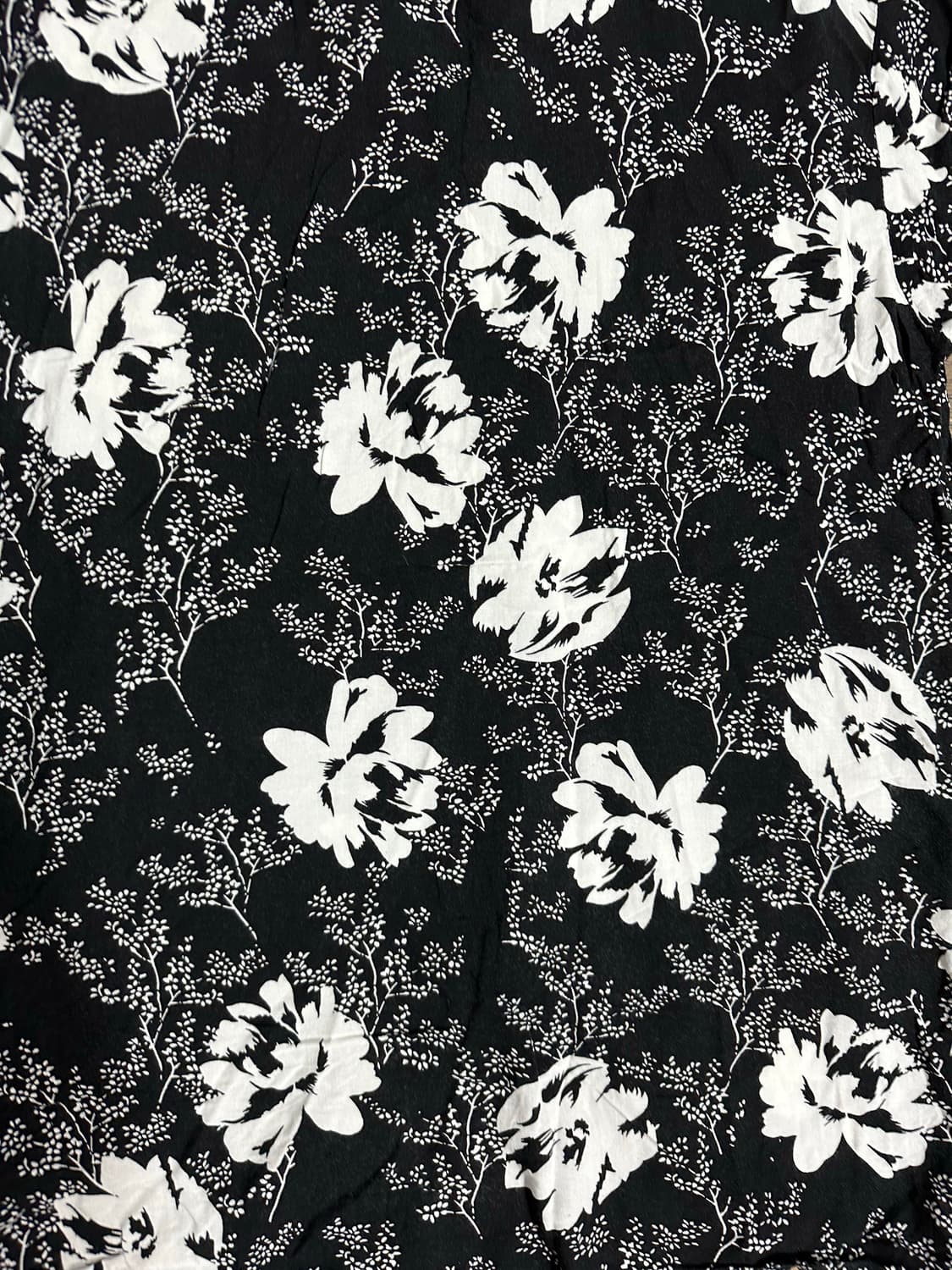 Chic&Cheap 시크앤치프 블랙 플라워 반팔 빈티지셔츠 L 상품이미지4