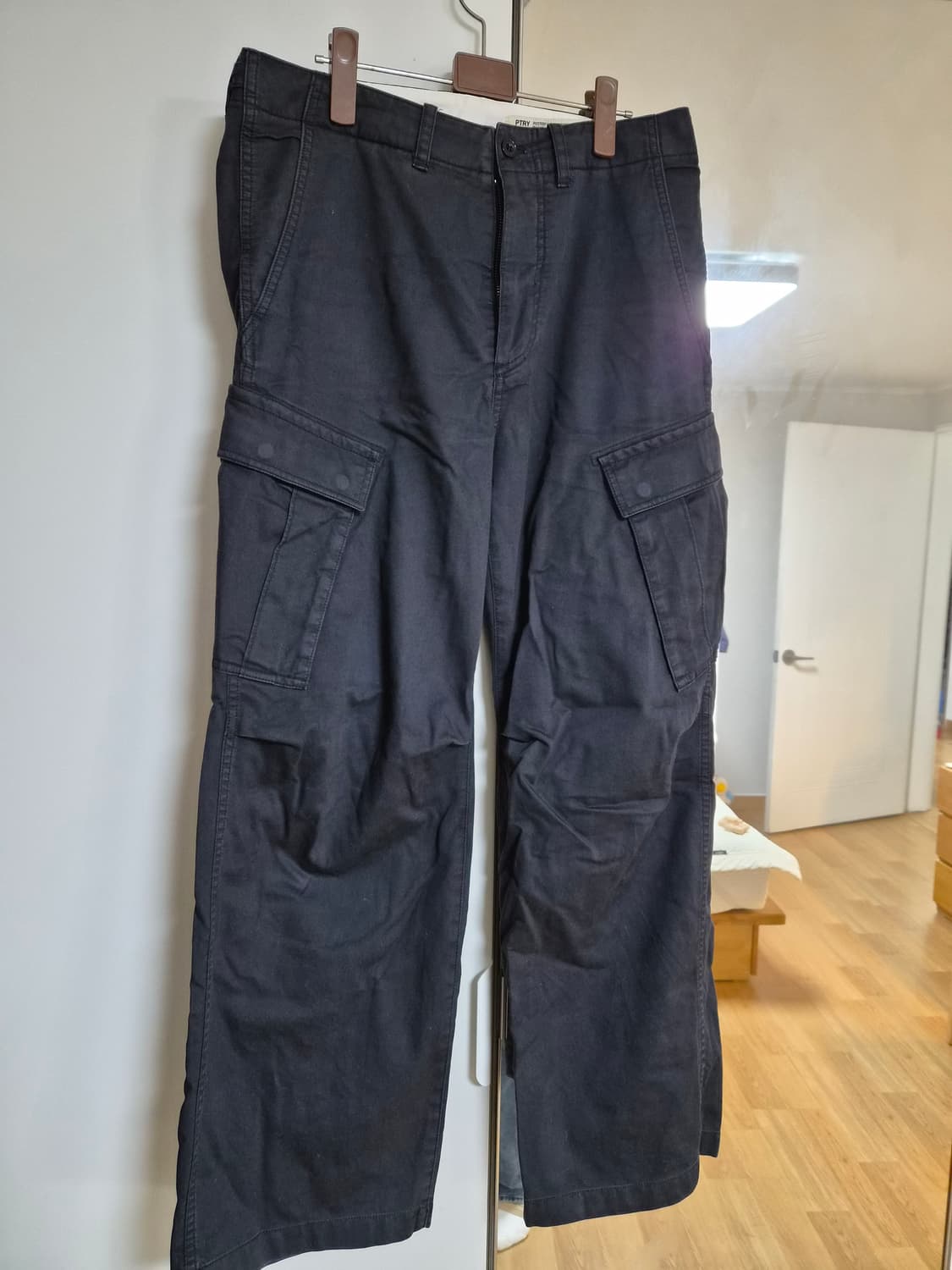 포터리 가먼트 워시드 카고팬츠 다크네이비 1사이즈 상품이미지3