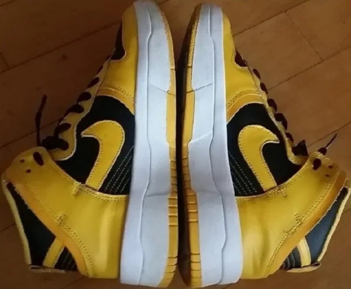 나이키 덩크 하이 업 블랙 엔 바시티 메이즈 2401 상품이미지5