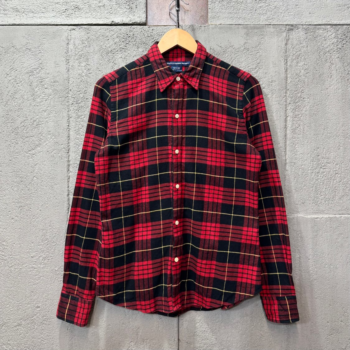 랄프로렌 우먼스 타탄 체크 셔츠 (M)   상품이미지1