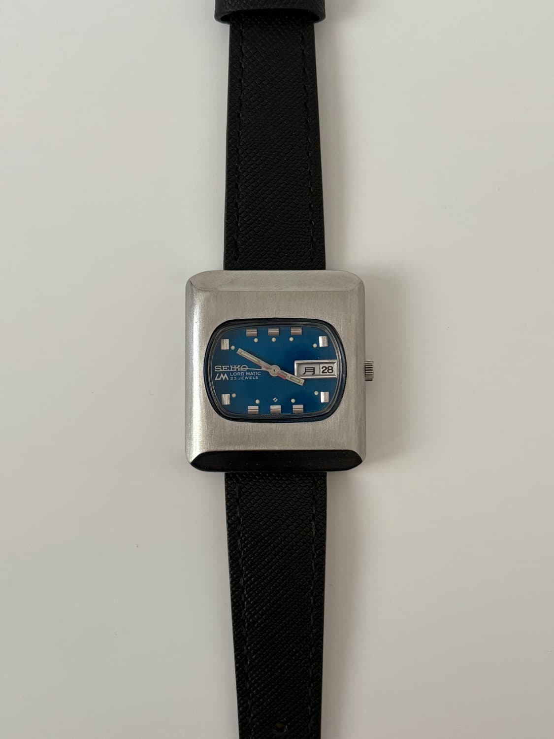 70s lord matic blue square automatic 상품이미지4