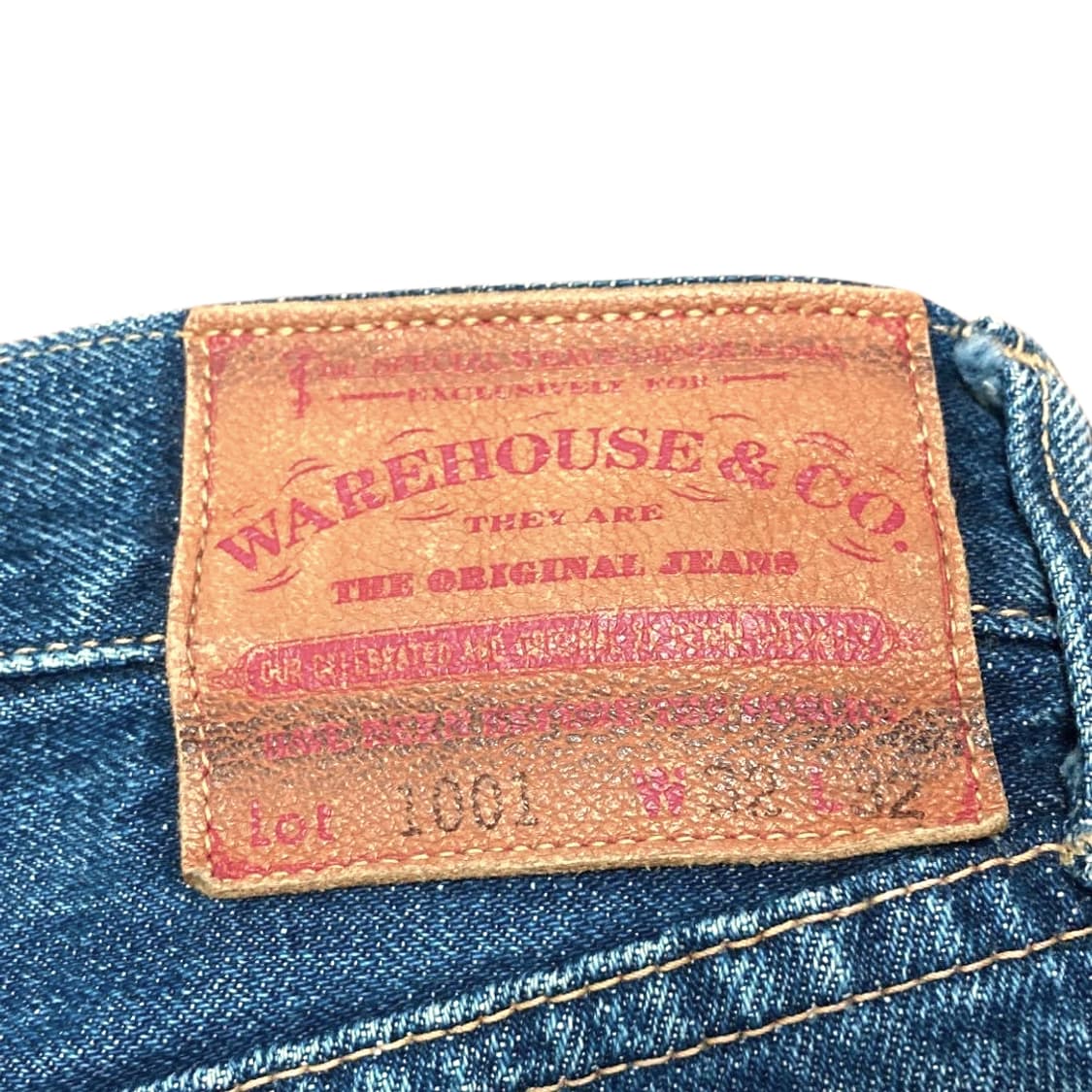 웨어하우스 lot.1001 워시드 데님팬츠 32 상품이미지10