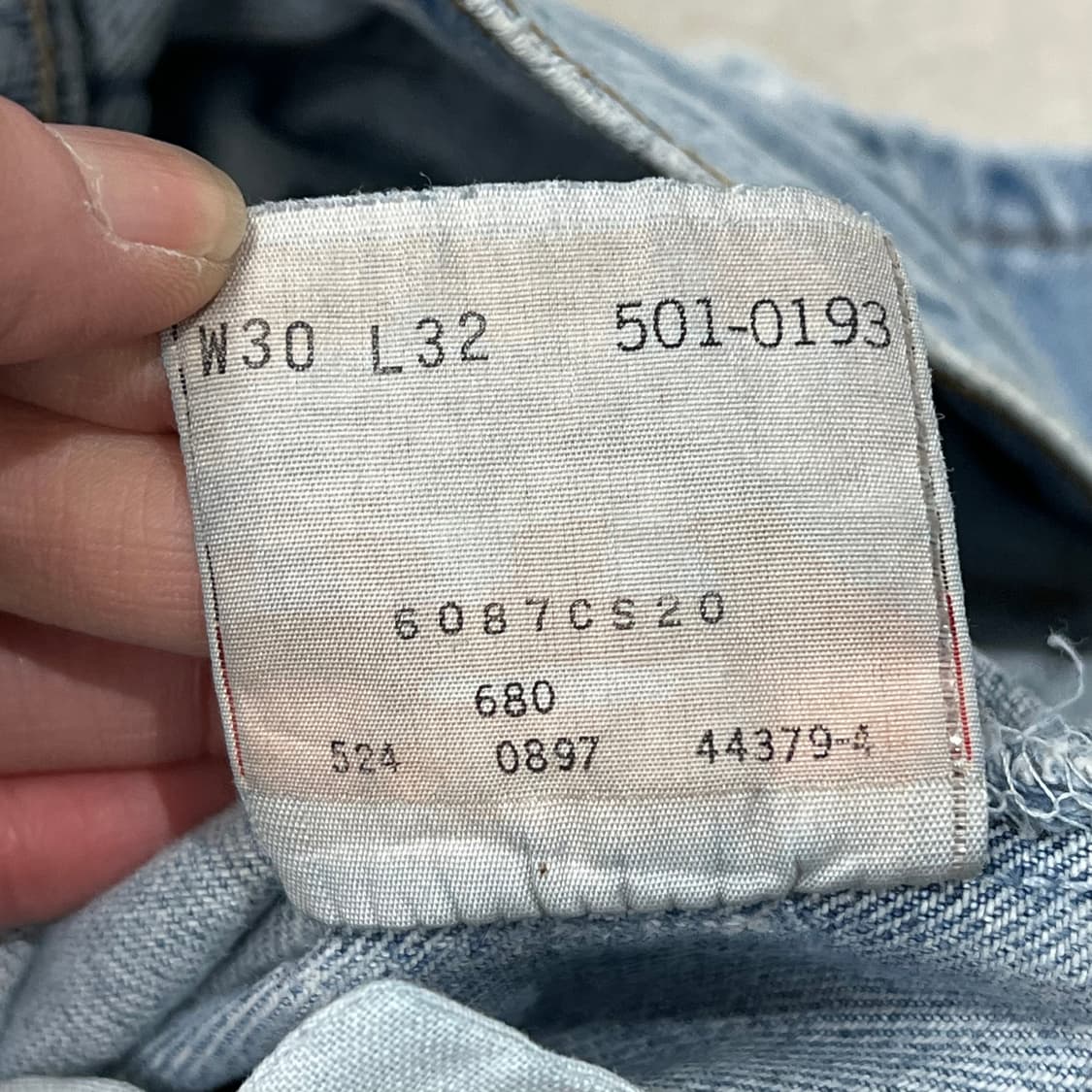 usa 리바이스 501 데님팬츠 s09088 상품이미지9