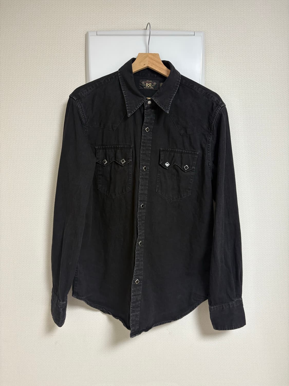 rrl 웨스턴 블랙 셔츠 L 상품이미지1