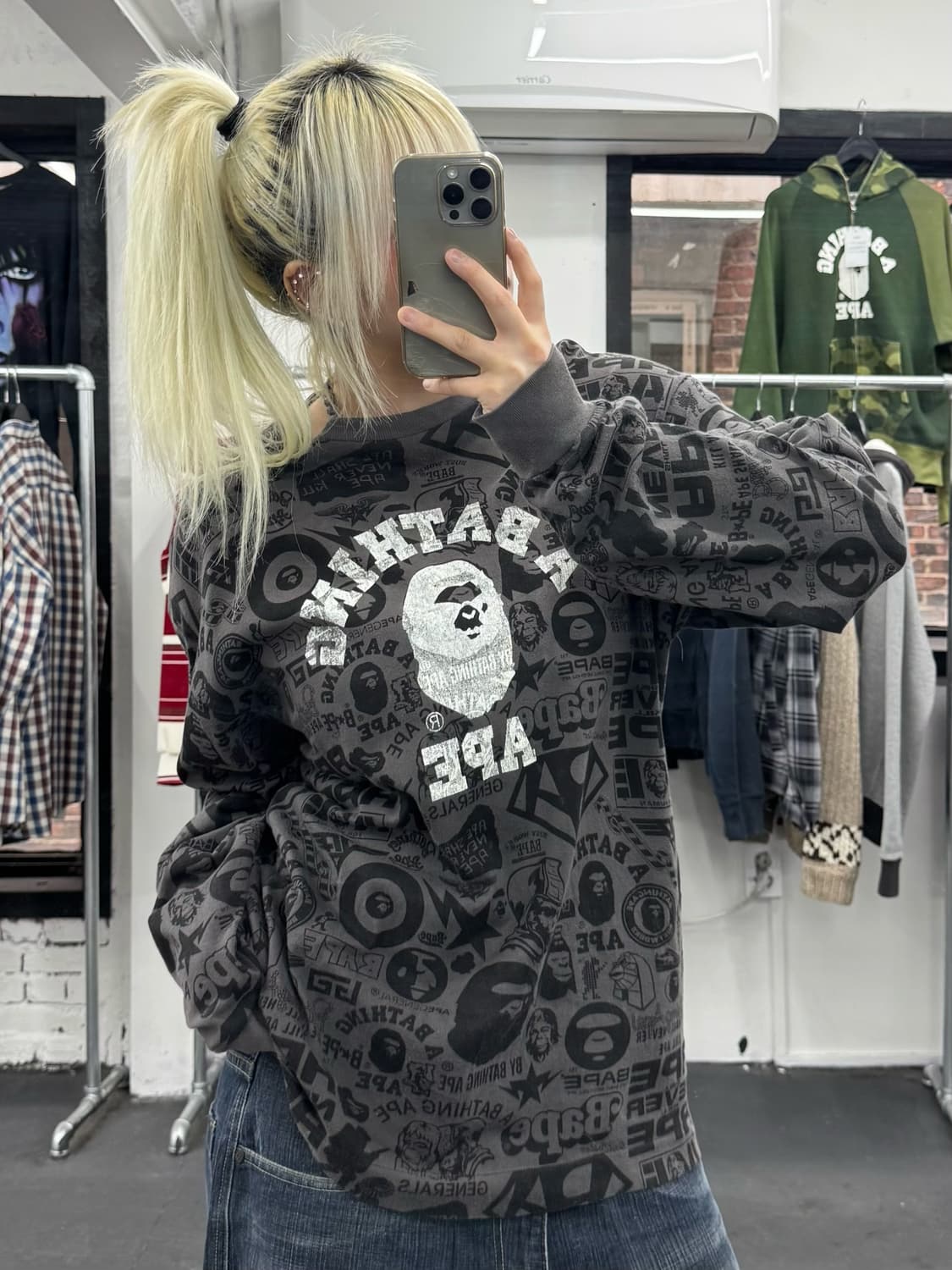 베이프 OG 컬리지 롱슬리브 상품이미지2