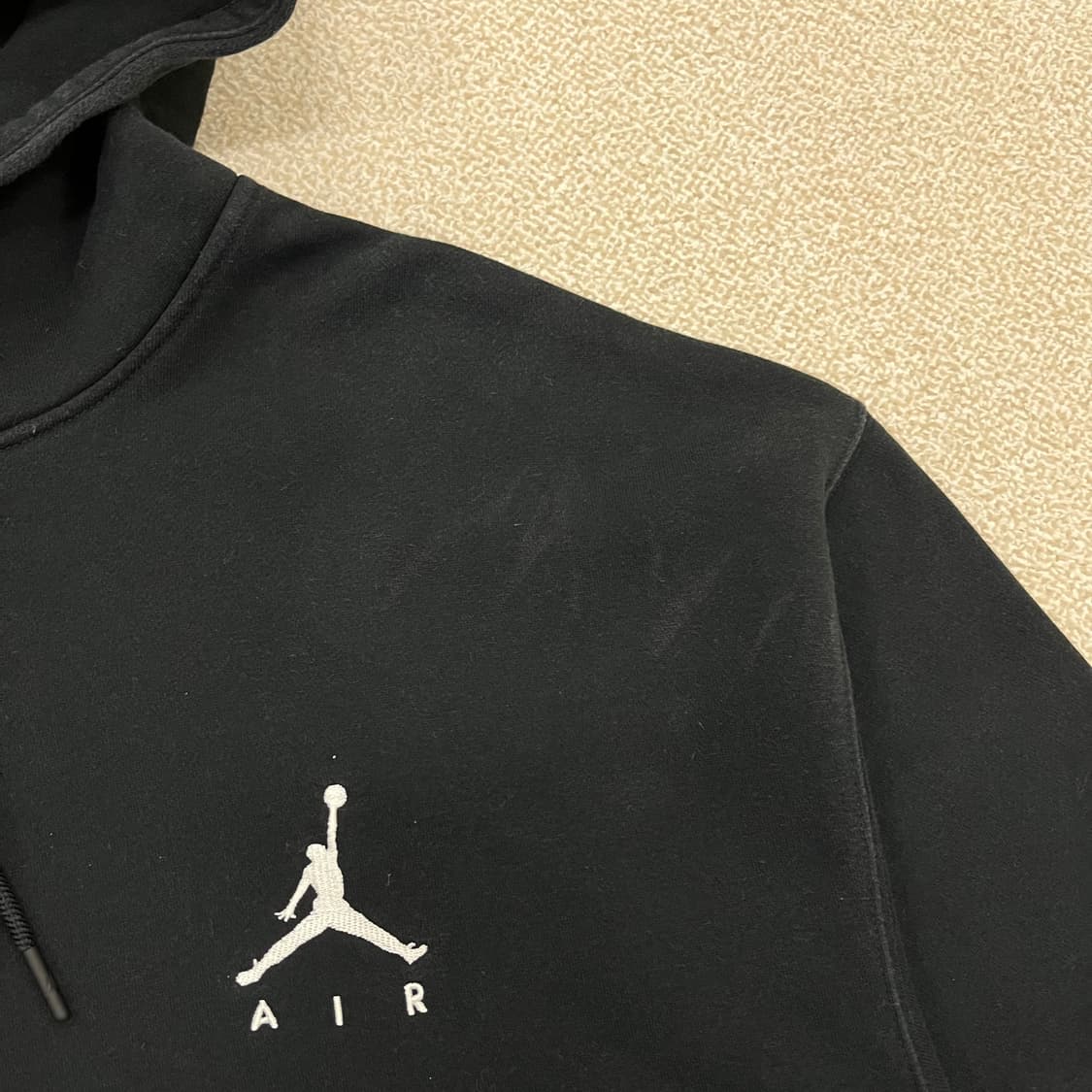 [4XL] 나이키 조던 점프맨 에어 풀오버 후드티 블랙 4140 상품이미지5
