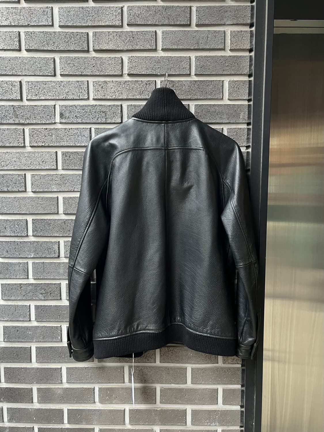 cow leather 소가죽 자켓 블랙 상품이미지4