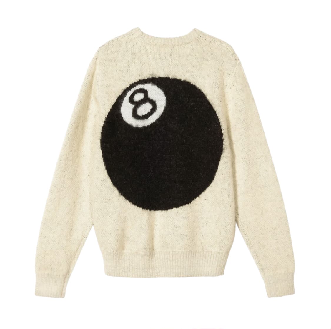 스투시 8볼 모헤어 니트 크림 상품이미지2