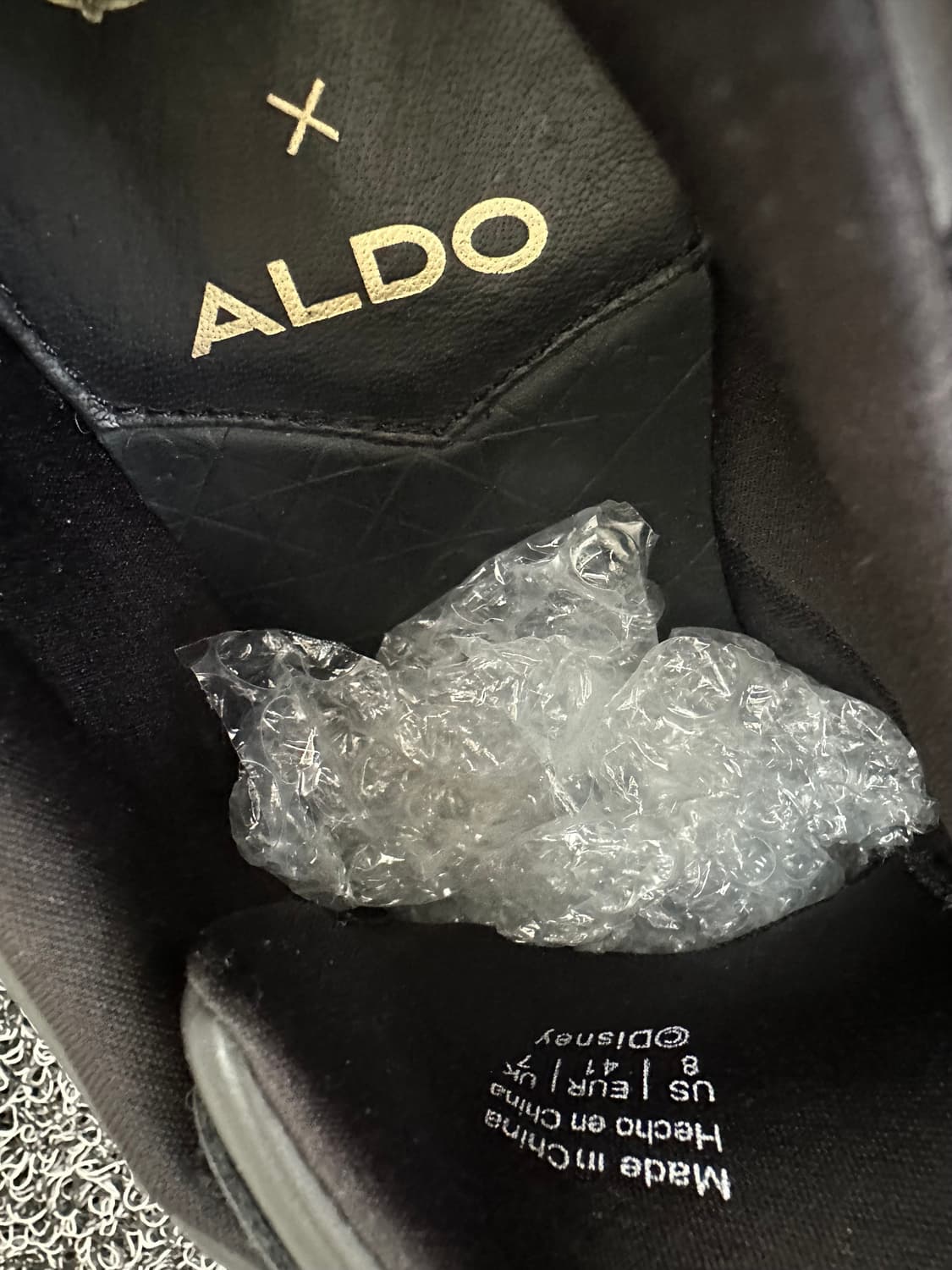 알도 디즈니 미키마우스 스니커즈 블랙 260mm 상품이미지6