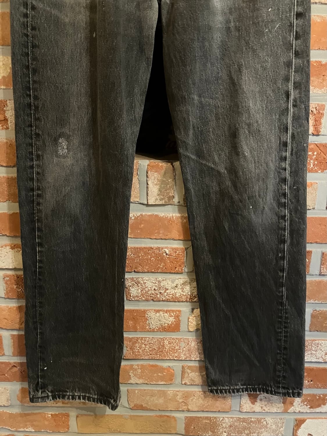 90s USA 빈티지 리바이스 501 0660 블랙진 흑청 데님 팬츠 상품이미지4