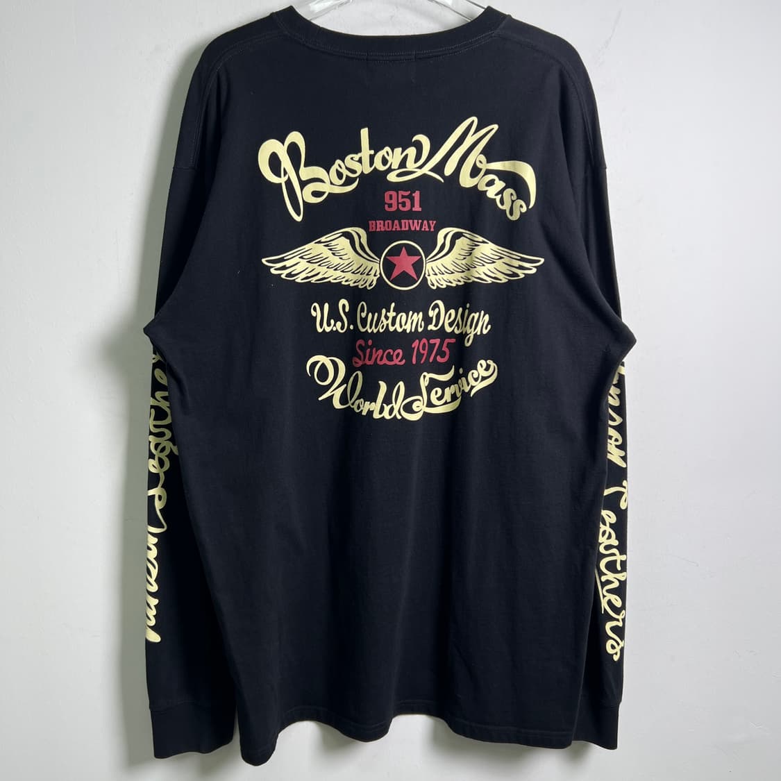 밴슨 레더 블랙 롱슬리브 2XL 상품이미지6