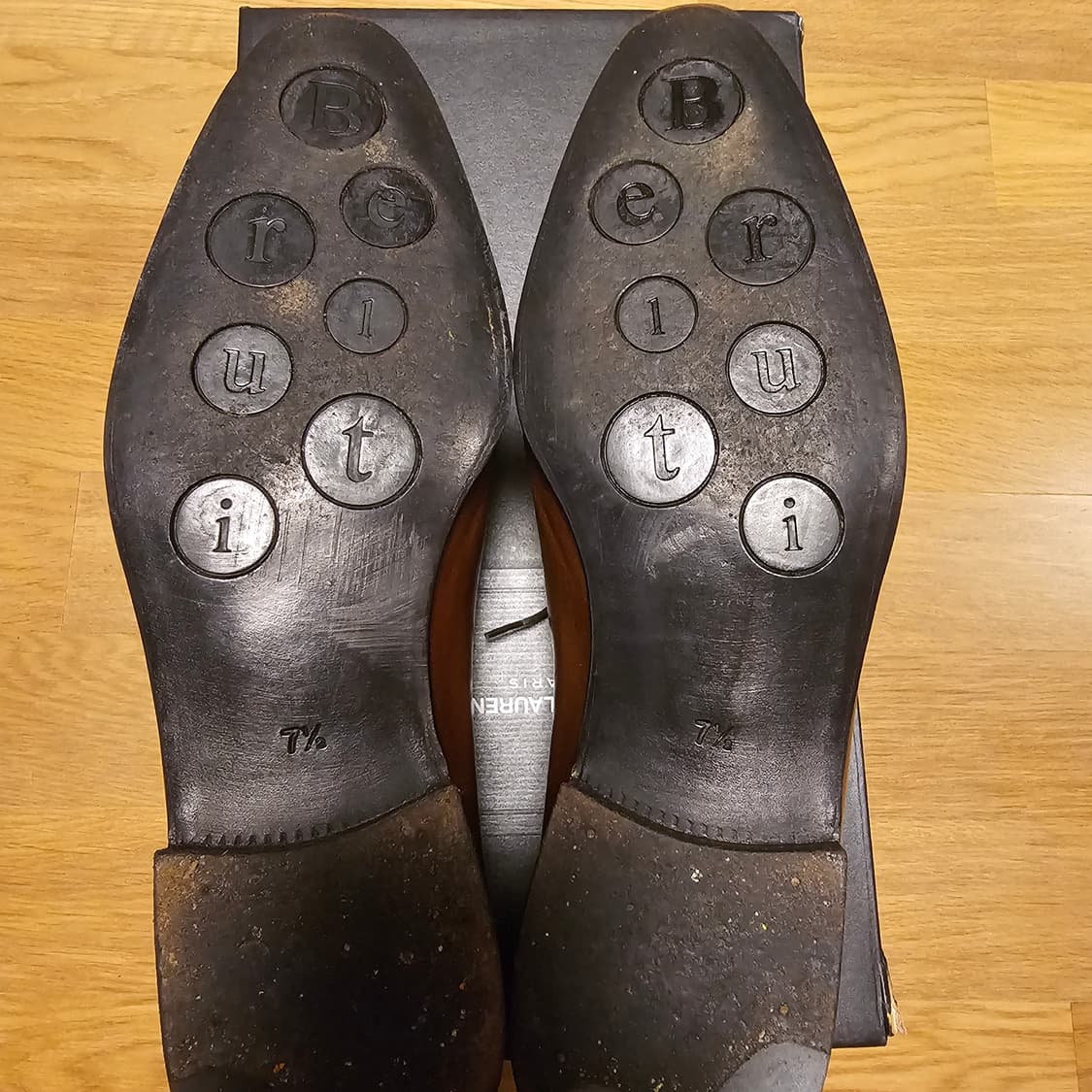 벨루티 레이스업슈즈 7.5 상품이미지8