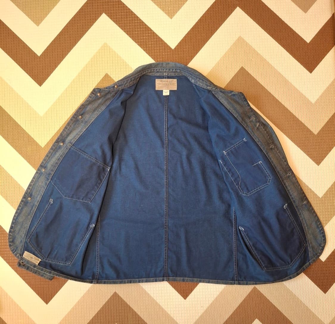 RRL 인디고 스트라이프 트윌 엔지니어 코트 더블알엘 상품이미지2